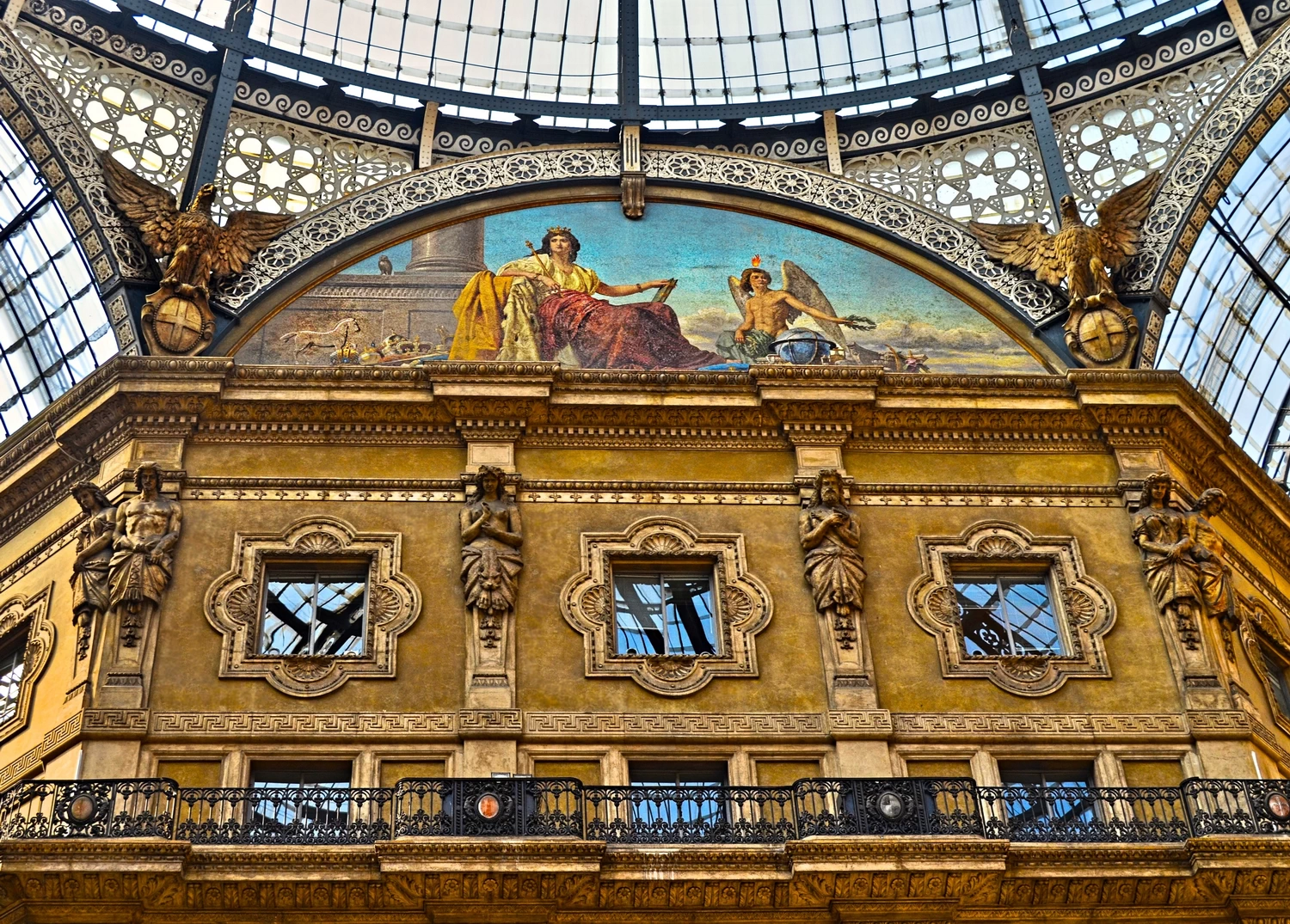 L'Europa - Galleria Vittorio Emanuele, Milano 1